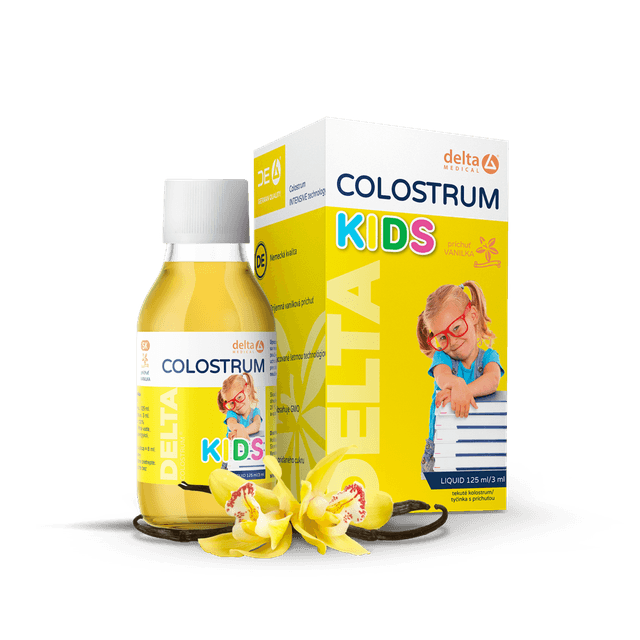 DELTA COLOSTRUM® KIDS Vanilka 125 ml