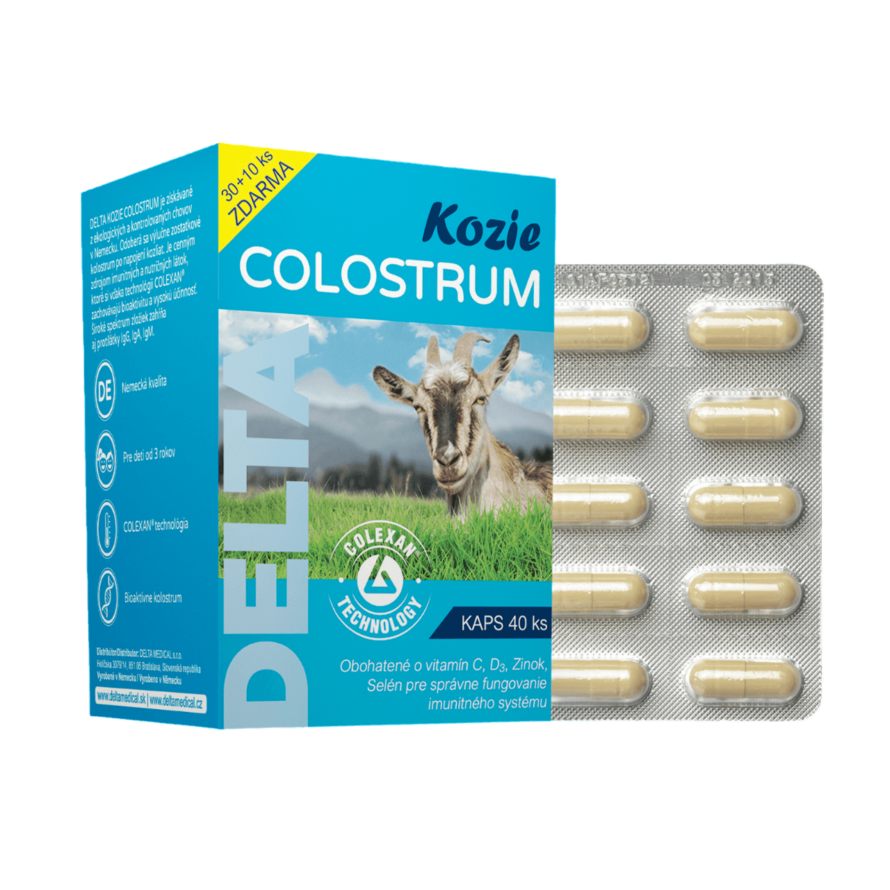 DELTA COLOSTRUM® Kozí 40 cps