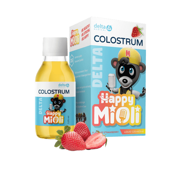 DELTA COLOSTRUM® MiOli Jahoda 125 ml